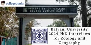 Kalyani University 2024 PhD Interviews for Zoology and Geography; Check Details